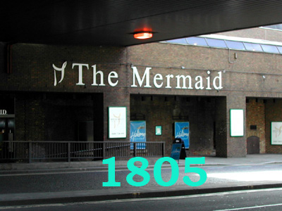 1805 Banner, The Mermaid Theatre